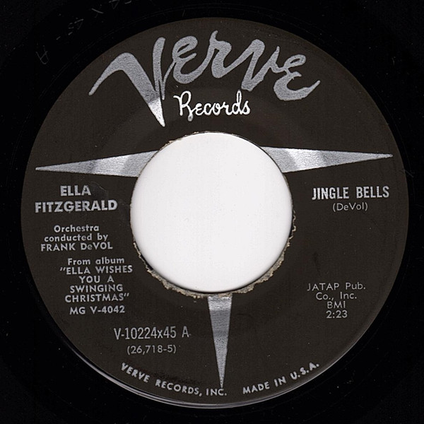 Ella Fitzgerald – Jingle Bells (1960, Vinyl) - Discogs