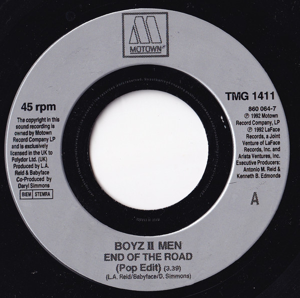 Boyz II Men - End Of The Road | Releases | Discogs