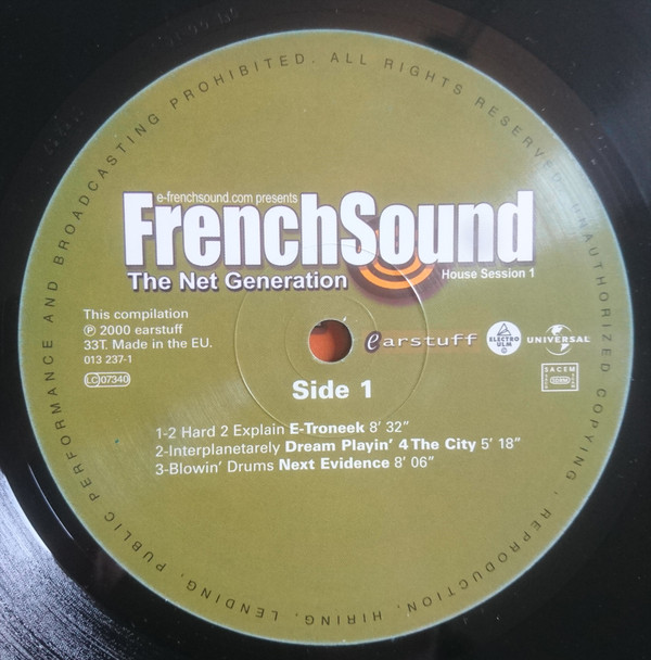 Album herunterladen Various - E French Sound House Session 1 The Net Generation