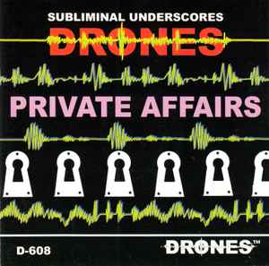 Tom West (6) - Drones Private Affairs album cover