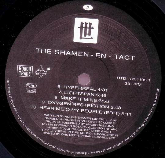 The Shamen – En-Tact (2019, DMM, Vinyl) - Discogs