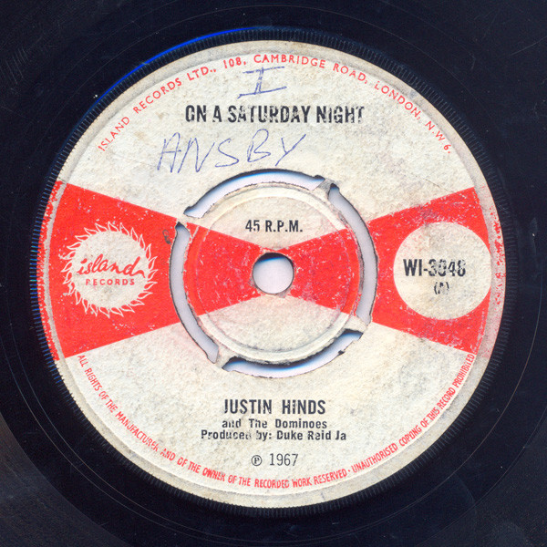 descargar álbum Justin Hinds And The Dominoes - On A Saturday Night Save A Bread