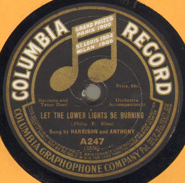 ladda ner album Unknown Artist Harrison And Anthony - Nearer My God To Thee Let The Lower Lights Be Burning