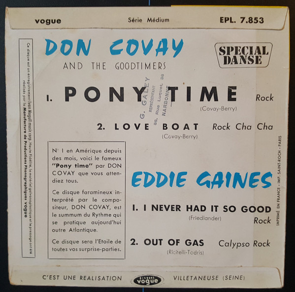 descargar álbum Don Covay And The Goodtimers Eddie Gaines - Pony Time