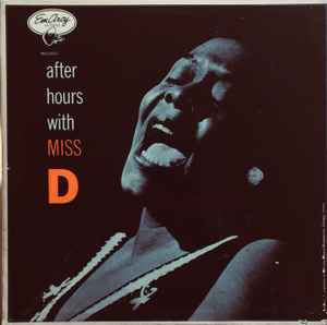 Dinah Washington - After Hours With Miss D album cover