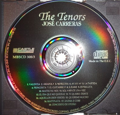 lataa albumi Placido Domingo - The Tenors Disc 2