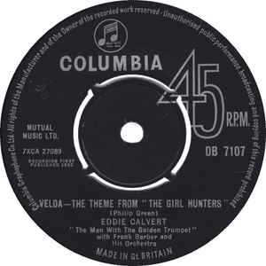 Eddie Calvert - Velda - The Theme From "The Girl Hunters" album cover