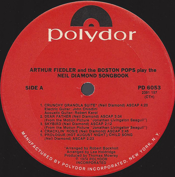 lataa albumi Arthur Fiedler And The Boston Pops - Play The Neil Diamond Songbook