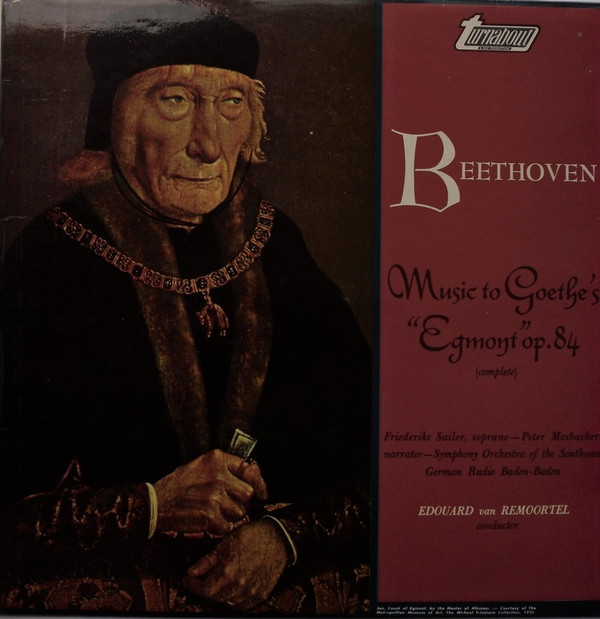 Album herunterladen Beethoven, Edouard Van Remoortel - Music To Goethes Egmont Op 84 Complete