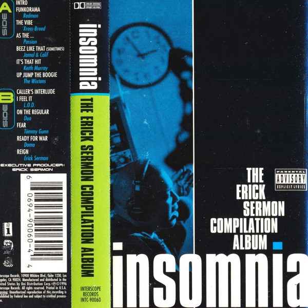 Insomnia - The Erick Sermon Compilation Album (1996, Cassette