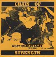 Chain Of Strength – What Holds Us Apart (1990, Yellow cover, Vinyl