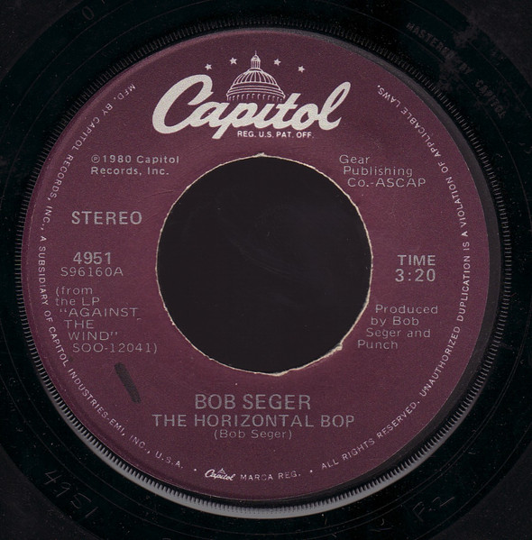 Bob Seger – The Horizontal Bop (1980, Jacksonville Pressing, Vinyl 