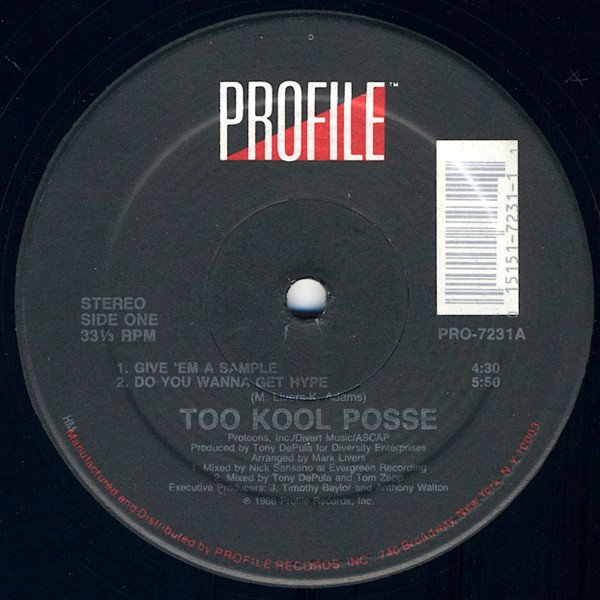 Too Kool Posse - Give 'Em A Sample ③