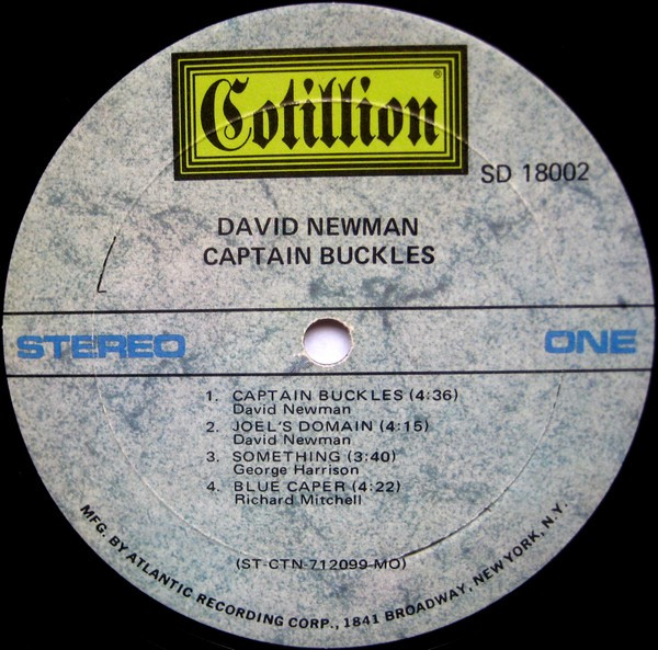 télécharger l'album David Newman - Captain Buckles