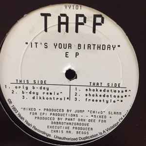 Tapp - It's Your Birthday EP album cover