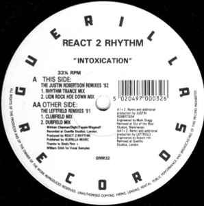 React 2 Rhythm - Intoxication album cover