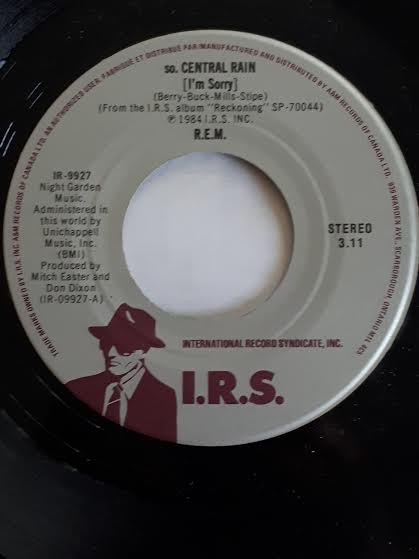 R.E.M. – So. Central Rain (I'm Sorry) (1984, Vinyl) - Discogs