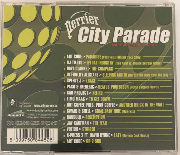 baixar álbum Various - Perrier City Parade Make Me Feel All Right