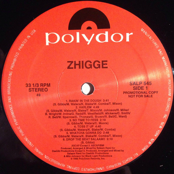 Zhigge – Zhigge (1992, Vinyl) - Discogs