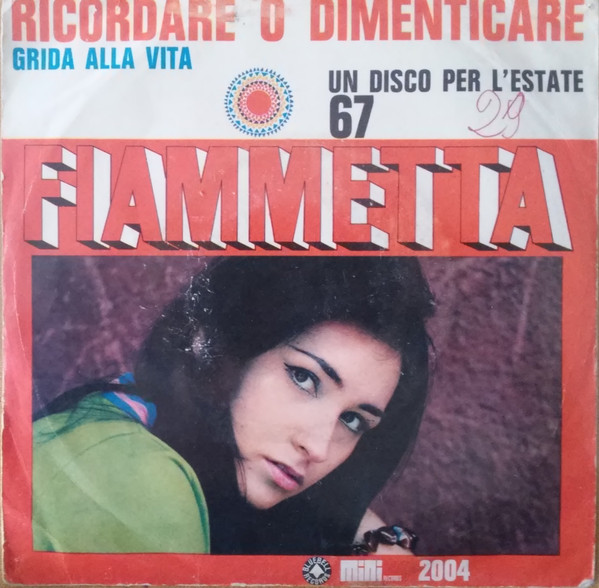 télécharger l'album Fiammetta - Ricordare O Dimenticare