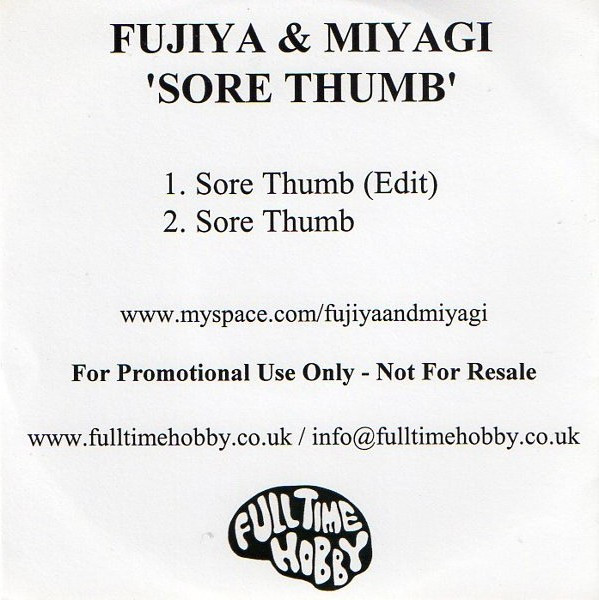 télécharger l'album Fujiya & Miyagi - Sore Thumb