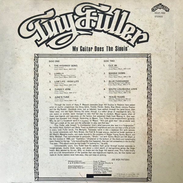 last ned album Tiny Fuller - My Guitar Does The Singin