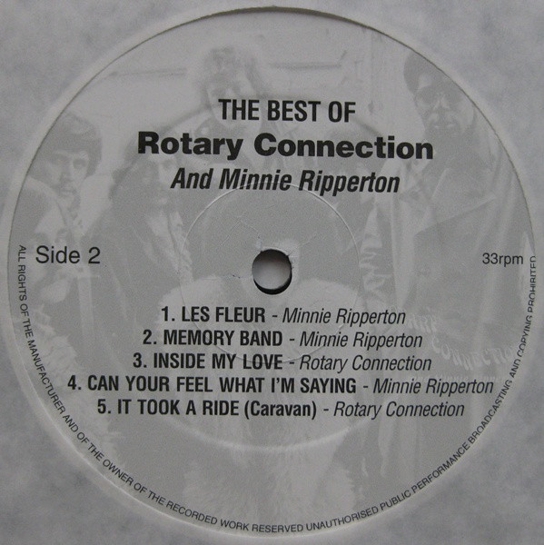 descargar álbum Rotary Connection and Minnie Riperton - The Best Of Rotary Connection