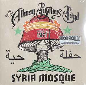 The Allman Brothers Band - Syria Mosque Pittsburgh, PA January 17, 1971 album cover