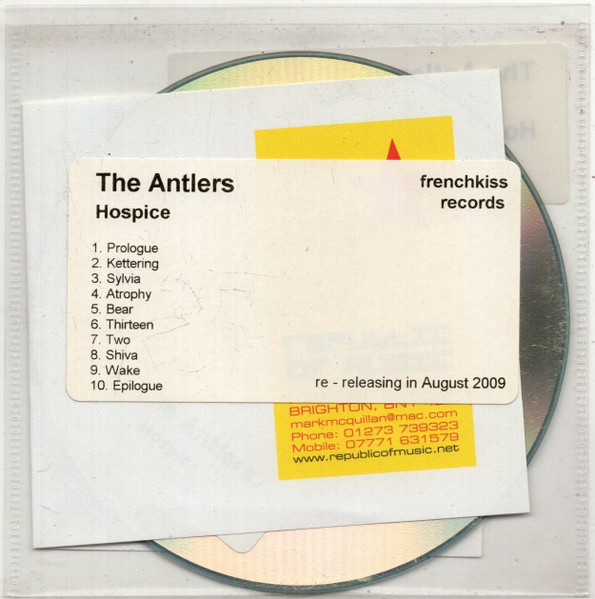 Rytmisk Gå ned når som helst The Antlers – Hospice (2009, CDr) - Discogs