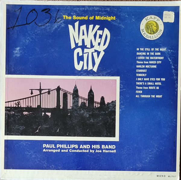 Paul Phillips & His Band – The Sound Of Midnight Naked City (1961