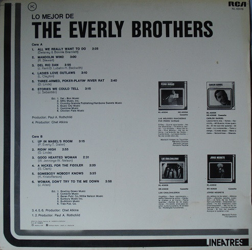 télécharger l'album The Everly Brothers - Lo Mejor De The Everly Brothers