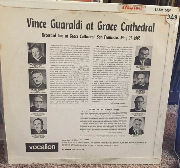 baixar álbum Vince Guaraldi - At Grace Cathedral