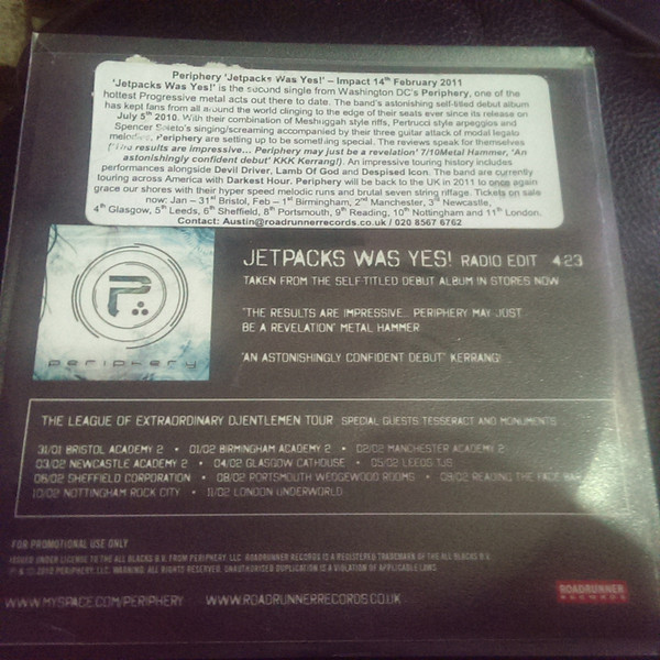 Periphery – Jetpacks Was Yes! (2011, CD) - Discogs