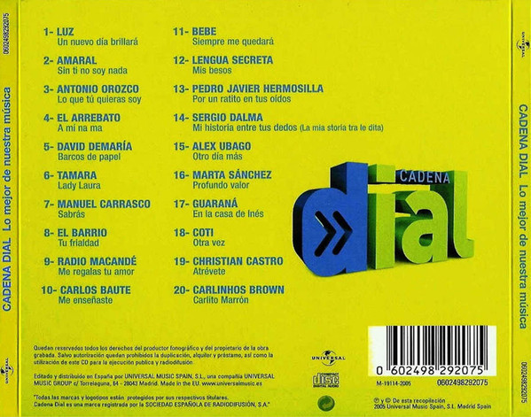 Cadena Dial (Lo Mejor De Nuestra Música) - Compilation by Various Artists