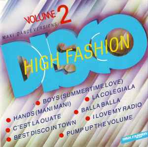 High Fashion Disco (Volume 2) (1987, CD) - Discogs