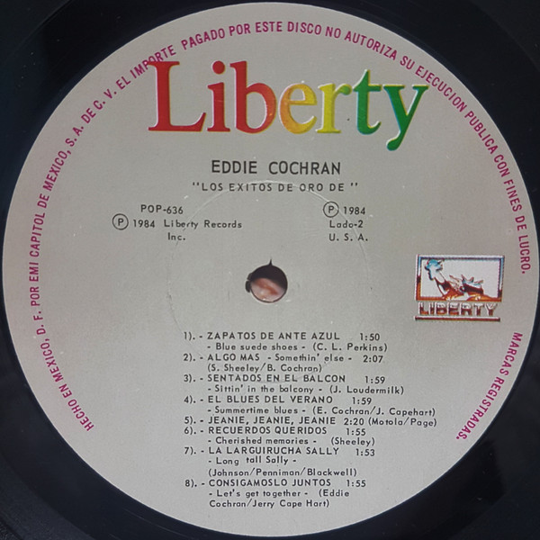last ned album Eddie Cochran - La Epoca de Oro