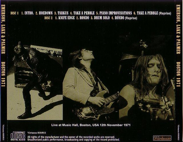 last ned album Emerson, Lake & Palmer - Boston 1971