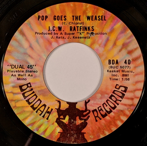 J.C.W. Ratfinks – Pop Goes The Weasel / Magic Windmill (1968, Styrene ...
