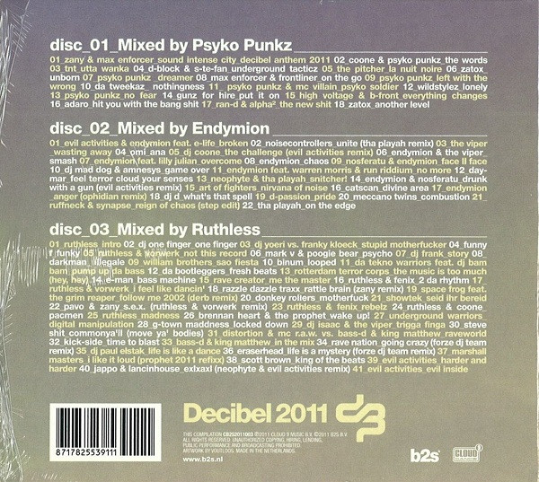 baixar álbum Psyko Punkz, Endymion & Ruthless - Decibel 2011