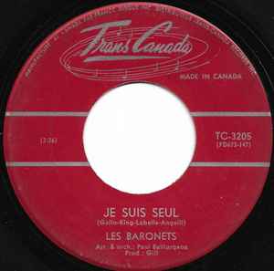 Les Baronets - Je Suis Seul album cover