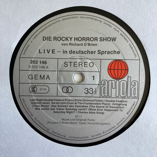 lataa albumi Various - Die Rocky Horror Show Live In Deutscher Sprache