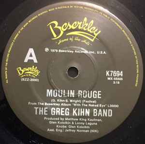 Greg Kihn Band – Moulin Rouge (1979, Vinyl) - Discogs