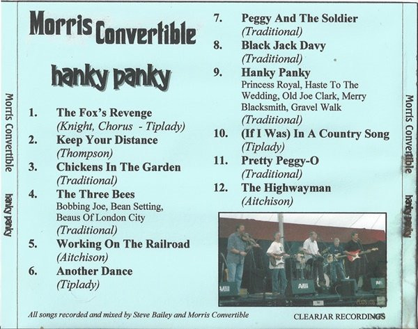 lataa albumi Morris Convertible - Hanky Panky Electric Folk Tunes To Rock Your Socks Off