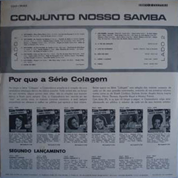 ladda ner album Conjunto Nosso Samba - Série Colagem