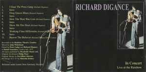 Richard Digance - In Concert Live At The Rainbow album cover