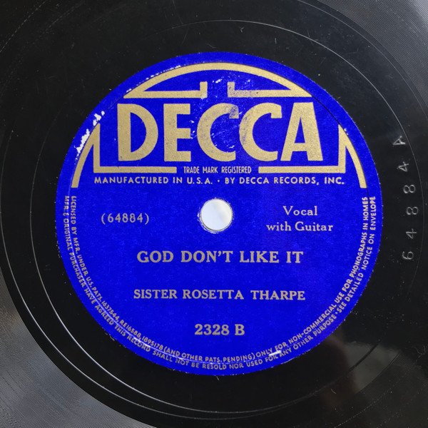 Album herunterladen Download Sister Rosetta Tharpe - I Looked Down The Line God Dont Like It album