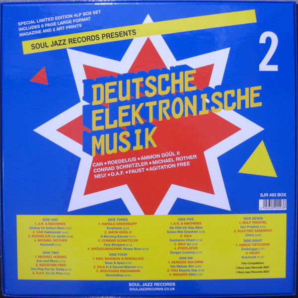 Various - Deutsche Elektronische Musik 2 (Experimental German Rock And Electronic Musik 1971-83) | Soul Jazz Records (SJR493BOX) - 2