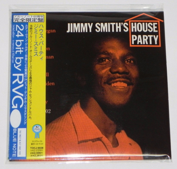 Jimmy Smith – House Party (1998, Paper Sleeve, CD) - Discogs