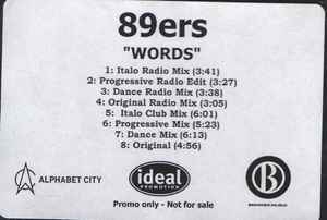 89ers - Words album cover