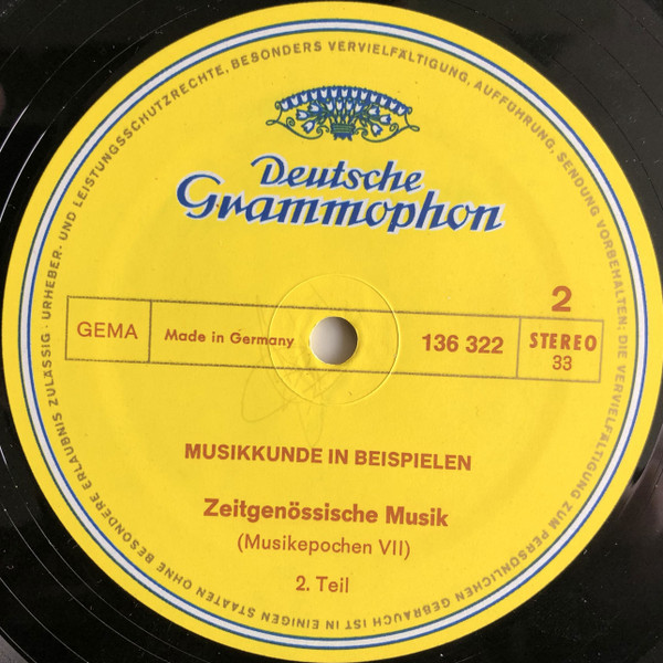 last ned album Various - Zeitgenössische Musik Musikepochen VII